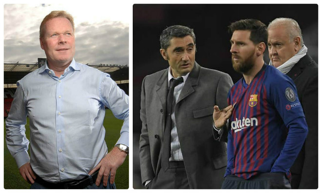 Barca nhắm Ronald Koeman thay thế Valverde