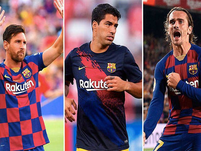 Messi, Suarez, Griezmann phối hợp miễn chê, Barca bay cao trên đỉnh La Liga