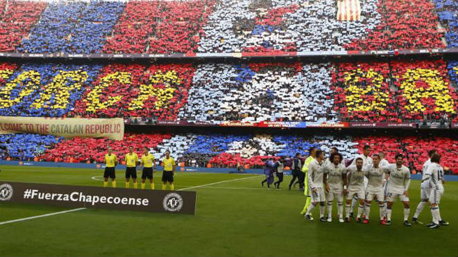 Trận "El Clasico" đầu tiên mùa này vẫn sẽ được tổ chức&nbsp;trên sân Nou Camp&nbsp;