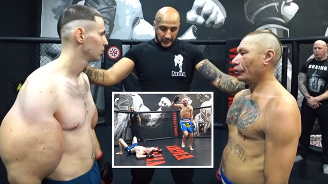 Kirill Tereshin (trái) lại thua khi đấu võ MMA