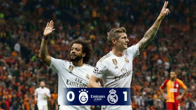 Toni Kroos ghi bàn duy nhất giúp Real Madrid thắng nhọc nhằn trên sân của Galatasaray