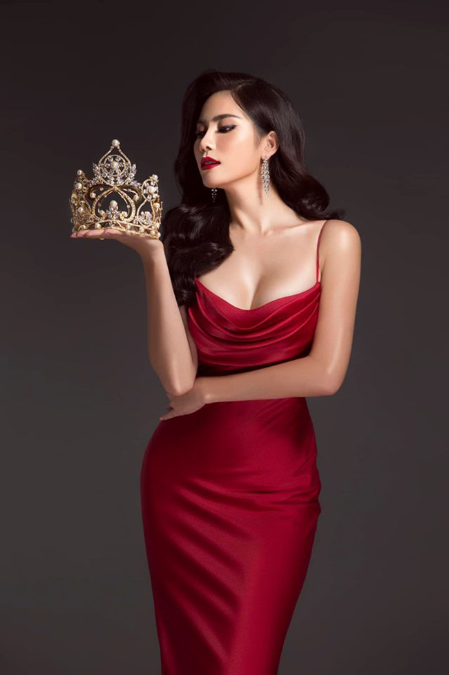 Hoàng Hạnh đang đại diện cho Việt Nam chinh chiến tại Miss Earth 2019.