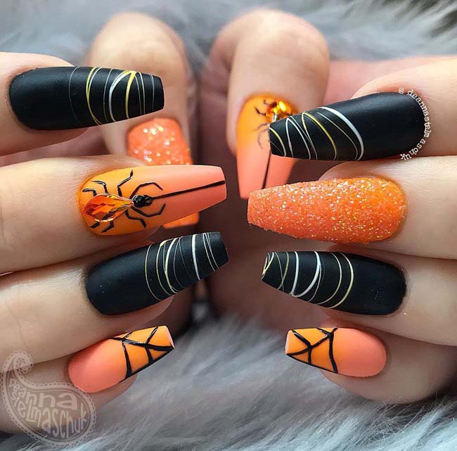 Gợi ý 10 mẫu nail đẹp - độc - lạ cho Halloween nàng sẽ thích mê - 8