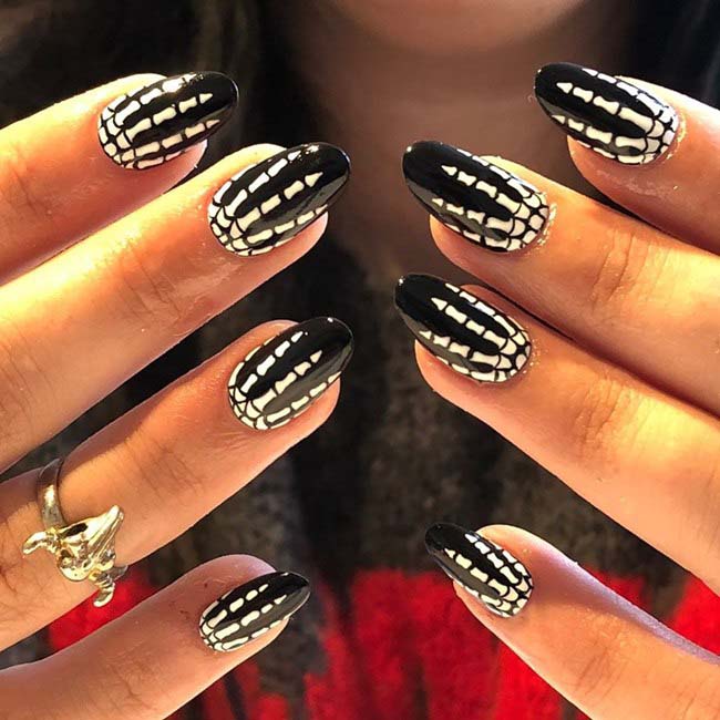 Gợi ý 10 mẫu nail đẹp - độc - lạ cho Halloween nàng sẽ thích mê - 6