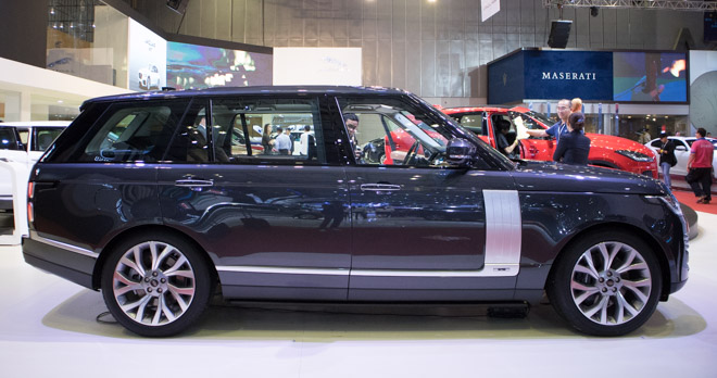 Chiếc xe Range Rover trị giá hàng tỷ đồng đã được cơ quan công an thu giữ. (Ảnh minh họa)