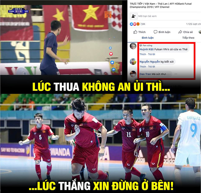 Futsal Việt Nam thua Thái Lan fan phong trào lộ diện.
