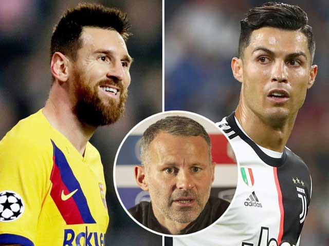 Giggs đều dành sự ngưỡng mộ cho Messi và Ronaldo