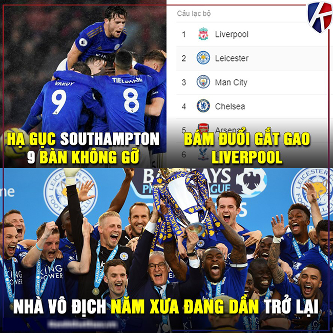 Hình ảnh nhà vô địch đã trở lại sau màn hủy diệt Southampton.