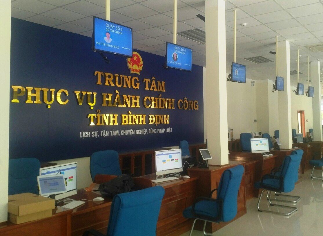 Trung tâm Phục vụ hành chính công tỉnh Bình Định