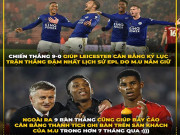 Tranh vui - Ảnh chế: Leicester thắng &quot;hủy diệt&quot;, cân bằng kỷ lục của MU