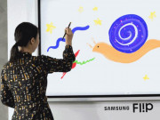 Công nghệ thông tin - Samsung trình làng bảng tương tác Flip 2 với bút &quot;ma thuật&quot;