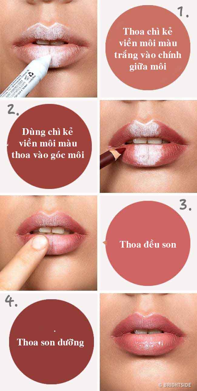 6 mẹo trang điểm giúp đôi môi trông đầy đặn, quyến rũ hơn - 6