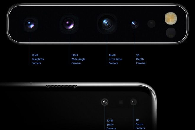 Chi tiết camera trên Galaxy S10 5G&nbsp;năm nay.