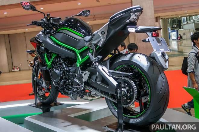 Ảnh thực tế mô tô tăng áp Kawasaki Z H2 và ZX-25R: Đẹp tới từng chi tiết - 12