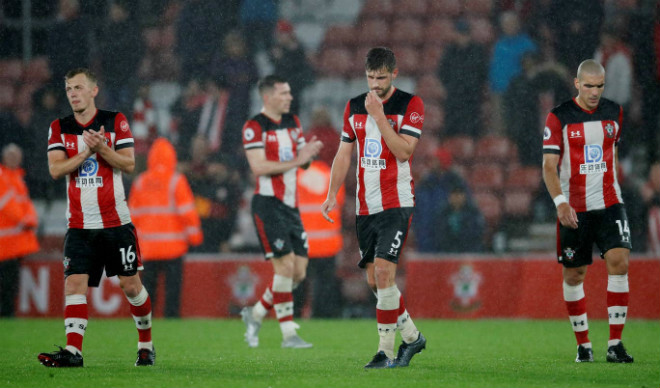 Southampton vừa nếm trải thất bại kinh hoàng nhất lịch sử Premier League