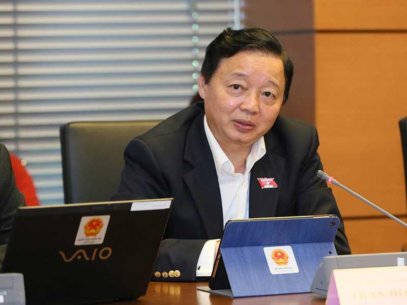 Đại biểu Trần Hồng Hà đề nghị bộ trưởng, chủ tịch UBND cấp tỉnh không nên là đại biểu Quốc hội. Ảnh: TN