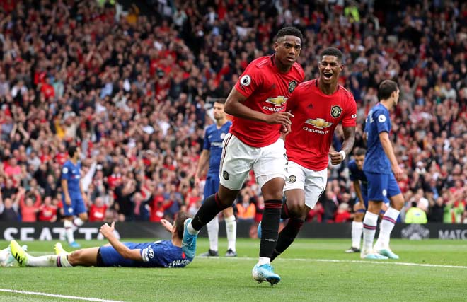 Martial và Rashford từng cùng nhau ghi bàn, hạ Chelsea 4-0 đầu mùa giải