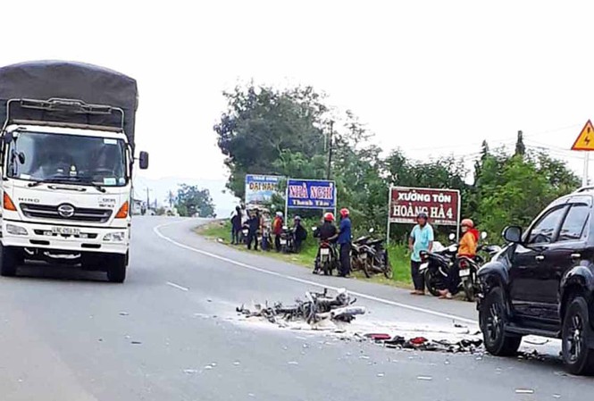 Hiện trường vụ tai nạn