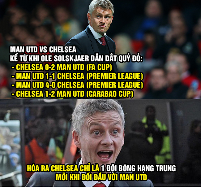 MU đang áp đảo Chelsea từ thời HLV Solskjaer.