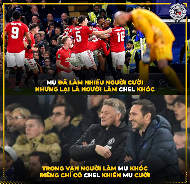 Chỉ có Chelsea mới có thể khiến MU cười.