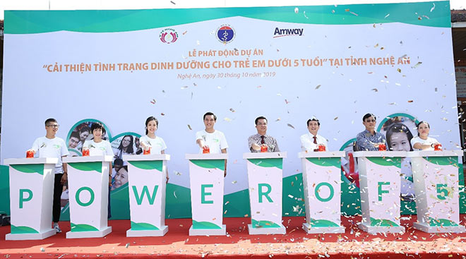 Nghệ An là một trong hai tỉnh bên cạnh Hà Giang được lựa chọn để triển khai của dự án giữa Amway Việt Nam và Bộ Y tế ký kết vào tháng 4/2019.
