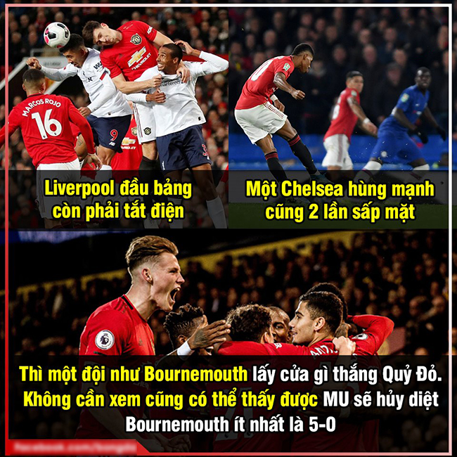 Fan MU tự tin đội nhà sẽ "hủy diệt" Bournemouth.