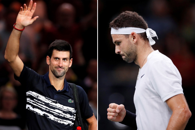Djokovic và Dimitrov cống hiến loạt tie-break hấp dẫn