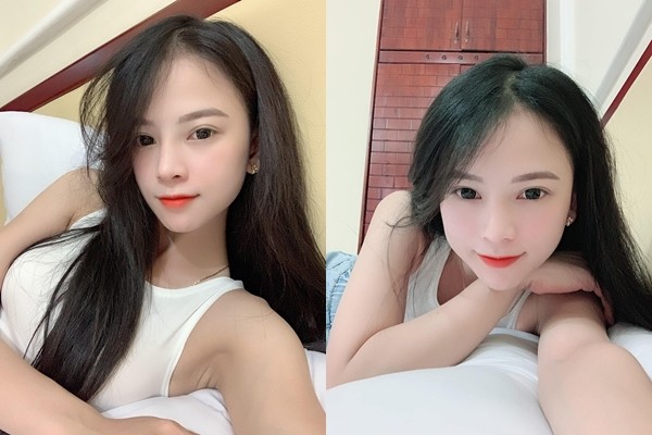 Cô vợ sở hữu một nhan sắc đáng nể, làn da trắng, đôi mắt to tròn và gương mặt đẹp