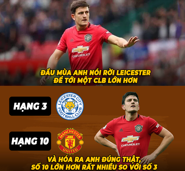 Harry Maguire bắt đầu "hối hận" về việc chuyển đến Man United.