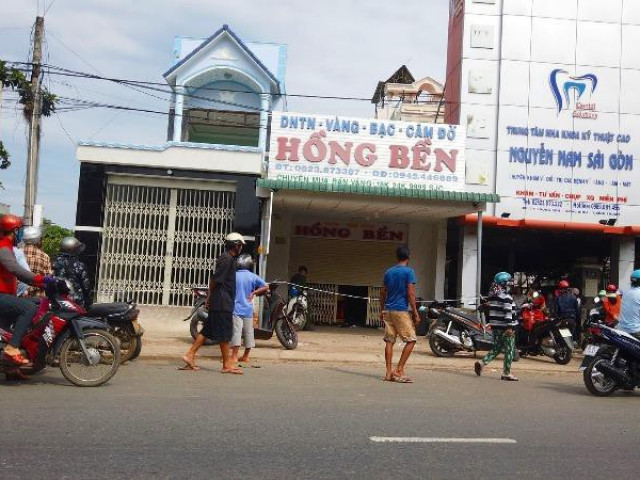 Một tiệm vàng ở Bình Thuận mất 7 tỉ trong đêm