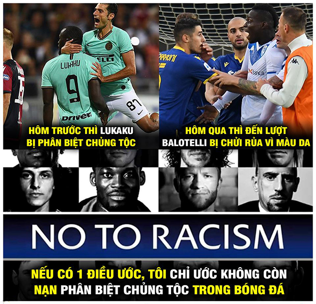 Nạn phân biệt chủng tộc đang xảy ra liên tục tại giải bóng đá Ý.