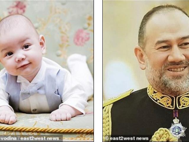 Người đẹp Nga tung ảnh con trai ”giống cha”, cựu vương Malaysia nổi giận lên tiếng