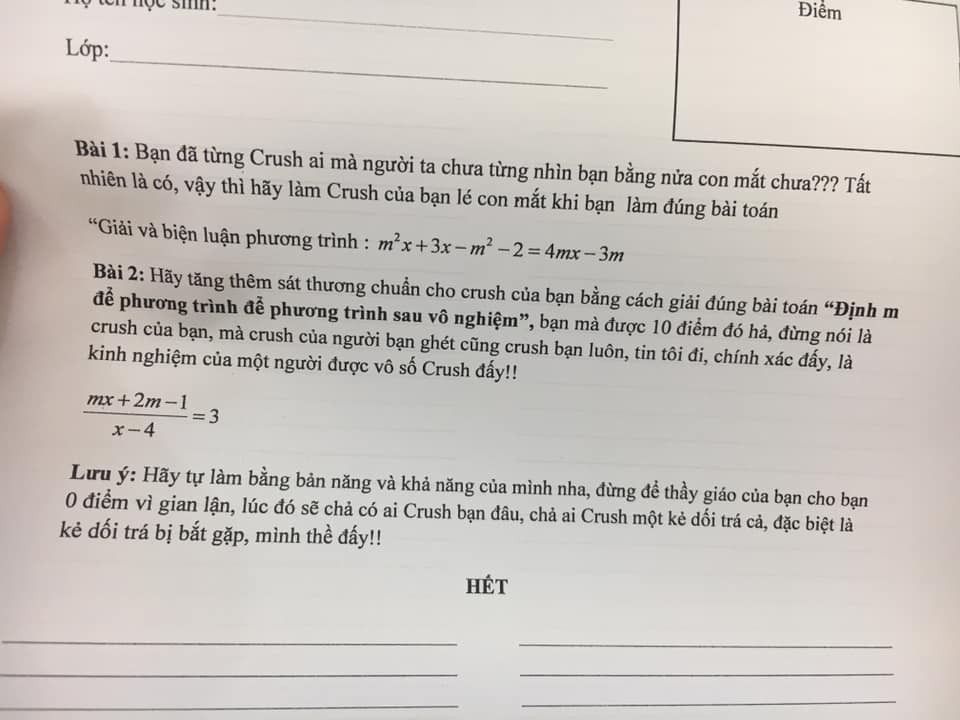 Đề kiểm tra và câu trả lời &#39;bá đạo&#39; của học sinh khiến dân mạng cười ngất - 2