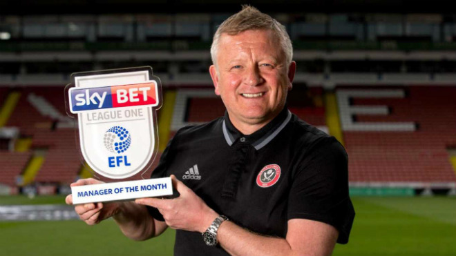 ... nhưng&nbsp;Chris Wilder - HLV của&nbsp;Sheffield United mới là người được cựu danh thủ&nbsp;Tony Cascarino đề cử cho 2 "ông lớn"