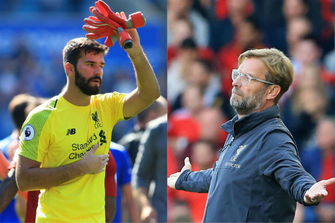 Alisson là cầu thủ Liverpool duy nhất chắc chắn đá chính&nbsp;