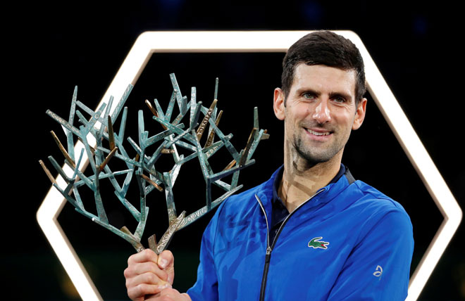 Djokovic vừa đăng quang tại Paris Masters 2019