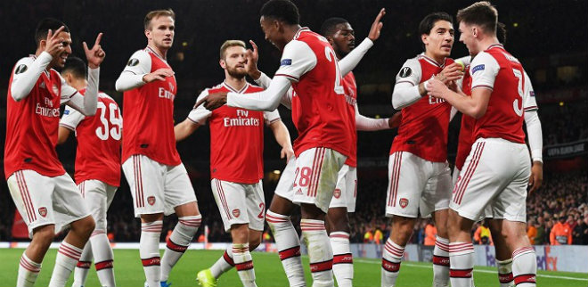 Arsenal thi đấu tốt tại Europa League