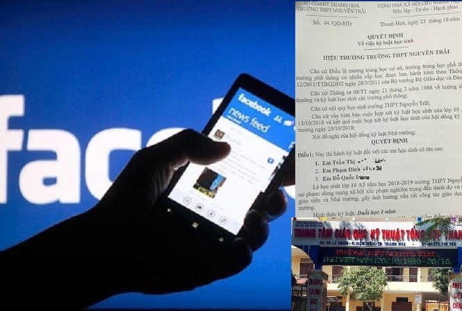 Hiệu trưởng trần tình vụ đuổi học 7 HS nói xấu thầy cô trên facebook - 1