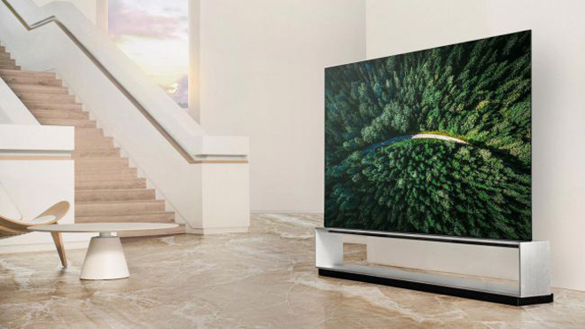 TV có thể cuộn lại của LG.