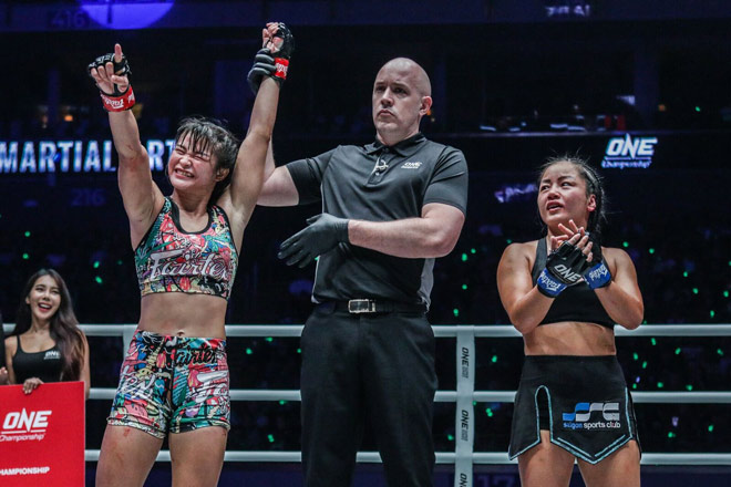 Chiến thắng thuyết phục của Stamp Fairtex. Ảnh ONE Championship