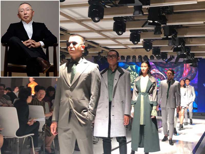 Các hãng thời trang thế giới đang đổ bộ vào Việt Nam và tỉ phú Nhật Tadashi Yanai, ông chủ hãng thời trang Uniqlo&nbsp;(ảnh nhỏ). Ảnh: Thu Hà.