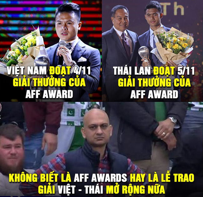 Năm sau nên đổi tên thành "Việt-Thái Awards" cho nó hợp lý.