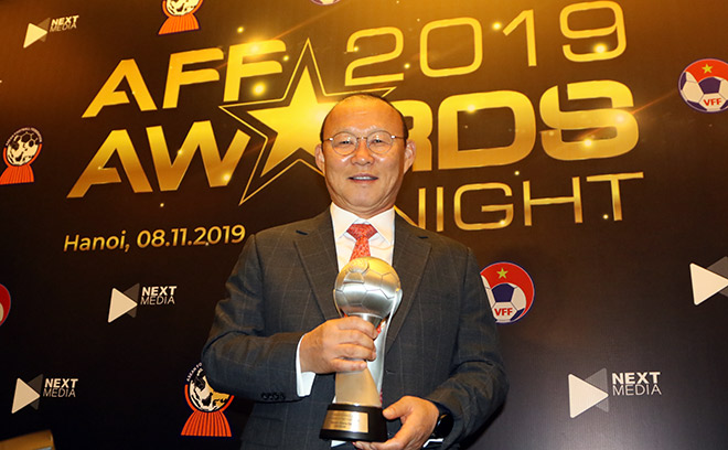 HLV Park Hang Seo nhận giải HLV xuất sắc nhất Đông Nam Á năm 2019