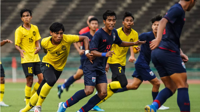 U19 Thái Lan bị loại sau khi thua U19 Malaysia ở lượt đấu cuối