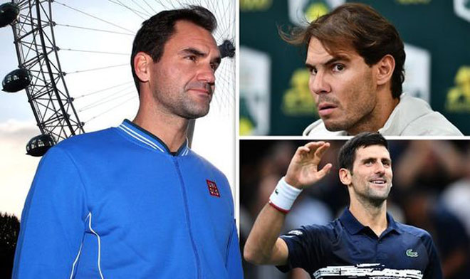 Federer có thể mất ngôi số 3, cuộc đua số 1 giữa Nadal - Djokovic vẫn nóng bỏng