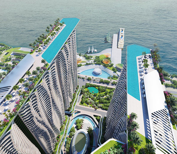 Sunshine Marina Bay sẽ sở hữu bể bơi vô cực và loạt sky bar đẳng cấp 5 sao - một trong những tiện ích được yêu thích nhất tại Singapore và Hồng Kông