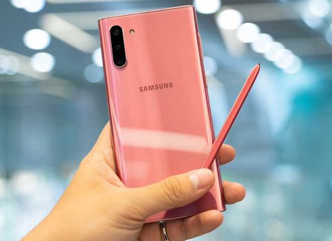 Galaxy Note10 phiên bản "màu hường" Aura Pink