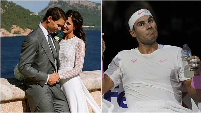 Nadal mới cưới vợ cách đây 1 tháng trước khi dự giải ATP World Tour Finals