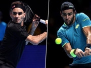 Thể thao - Video tennis Federer - Berrettini: Bản lĩnh vượt khó, chờ quyết chiến Djokovic (ATP Finals)