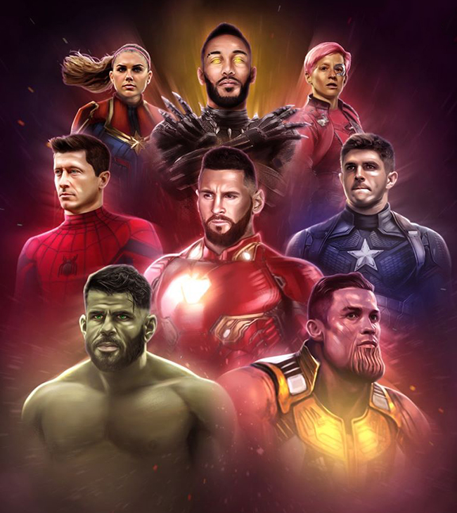 Biệt đội siêu anh hùng hiện tại của bóng đá thế giới.